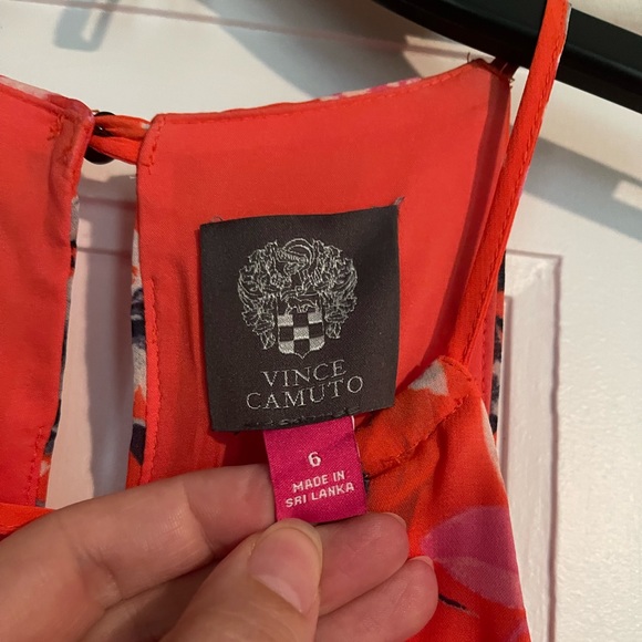 EUC Vince Camuto Floral-Print Chiffon High-Low Maxi
Dress, Size 6 - Picture 6 of 12